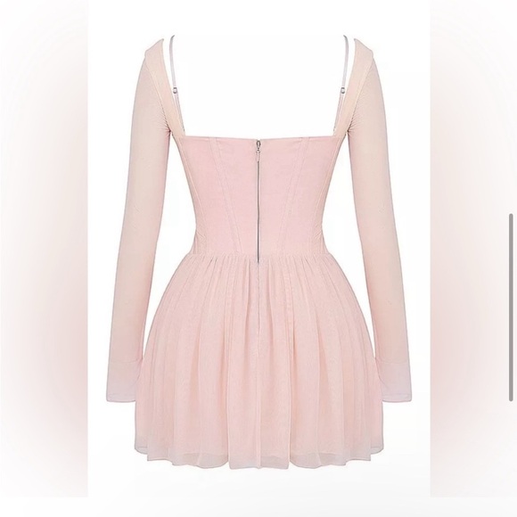 NWOT $255 Vivi Soft Peach Corset Mini Dress/Size  S HOUSE OF CB - Picture 7 of 12
